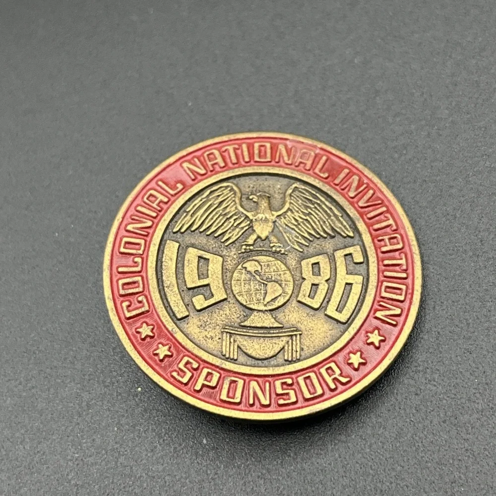1986 Colonial National Invitation PGA Golf‎ Sponsor Badge Pin